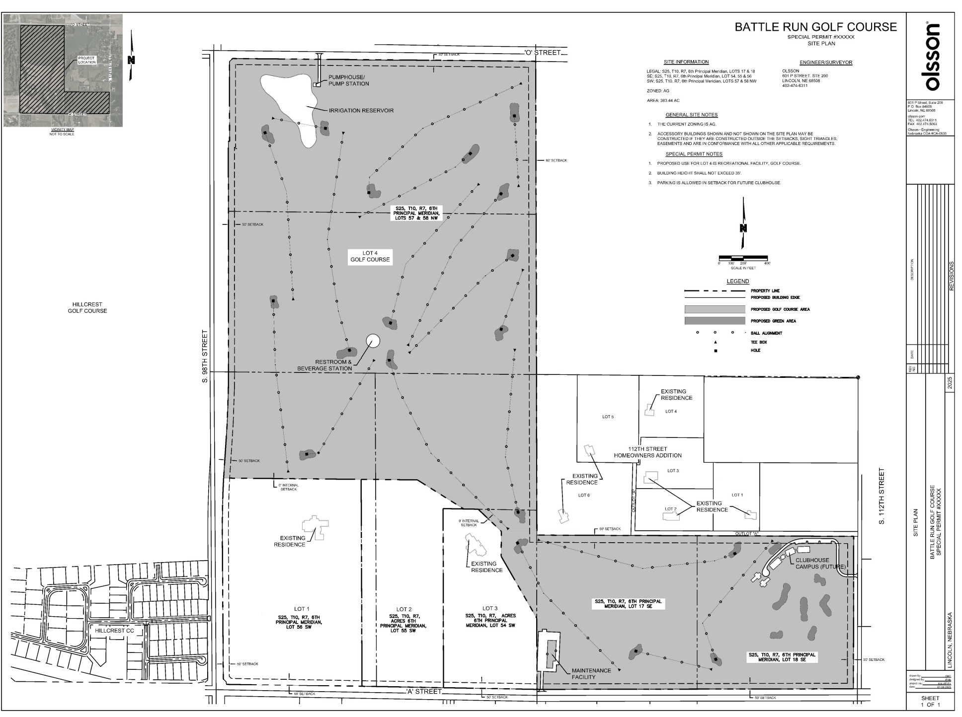 Olsson Site Plan